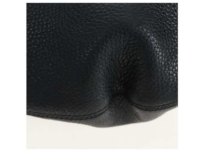 Borsa a tracolla GUCCI Soho in pelle nera e oro 295175 Auth 207456V Nero D'oro - vista 12
