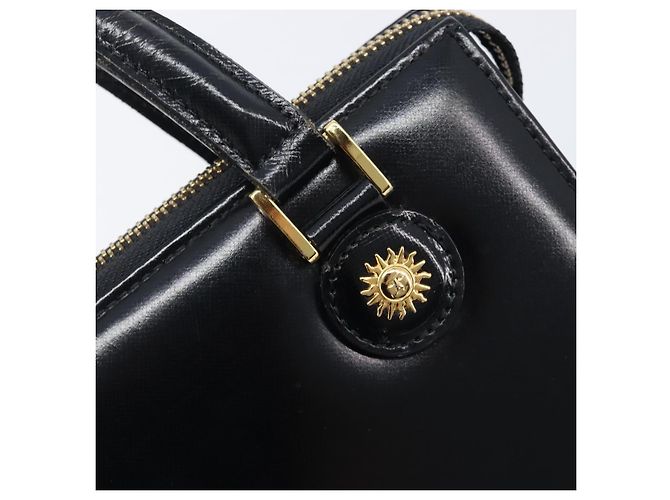 Borsa Gianni Versace in pelle nera e oro Auth 208748 Nero D'oro - vista 14