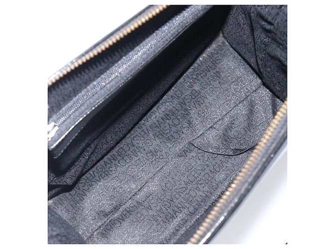 Borsa Gianni Versace in pelle nera e oro Auth 208748 Nero D'oro - vista 18