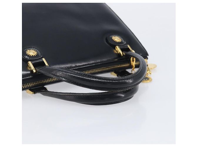Borsa Gianni Versace in pelle nera e oro Auth 208748 Nero D'oro - vista 7