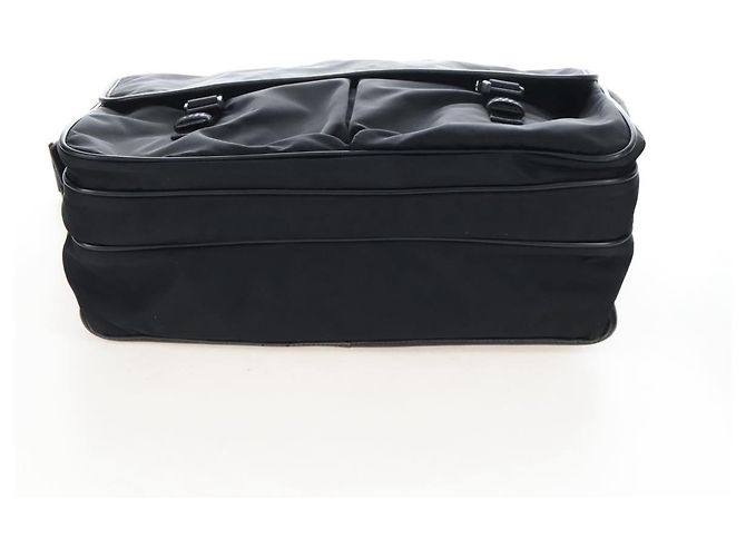 Borsa a Tracolla PRADA Nylon Black Silver Auth 208092V Nero Argento - vista 11