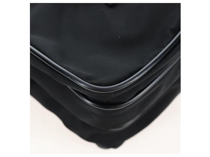 Borsa a Tracolla PRADA Nylon Black Silver Auth 208092V Nero Argento - vista 12