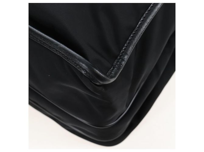 Borsa a Tracolla PRADA Nylon Black Silver Auth 208092V Nero Argento - vista 15