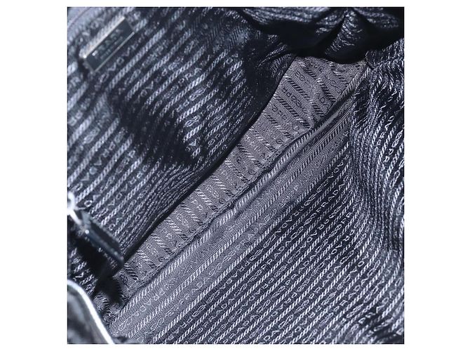 Borsa a Tracolla PRADA Nylon Black Silver Auth 208092V Nero Argento - vista 25