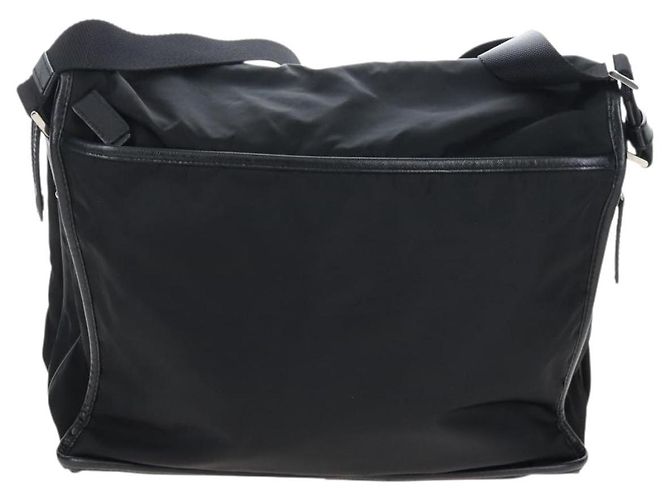 Borsa a Tracolla PRADA Nylon Black Silver Auth 208092V Nero Argento - vista 3