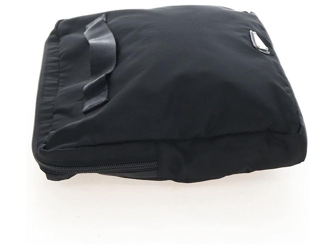 Borsa a Tracolla PRADA Nylon Black Silver Auth 208092V Nero Argento - vista 34
