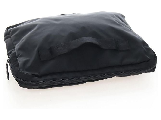 Borsa a Tracolla PRADA Nylon Black Silver Auth 208092V Nero Argento - vista 36