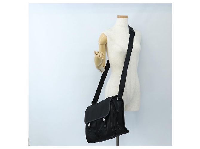 Borsa a Tracolla PRADA Nylon Black Silver Auth 208092V Nero Argento - vista 43