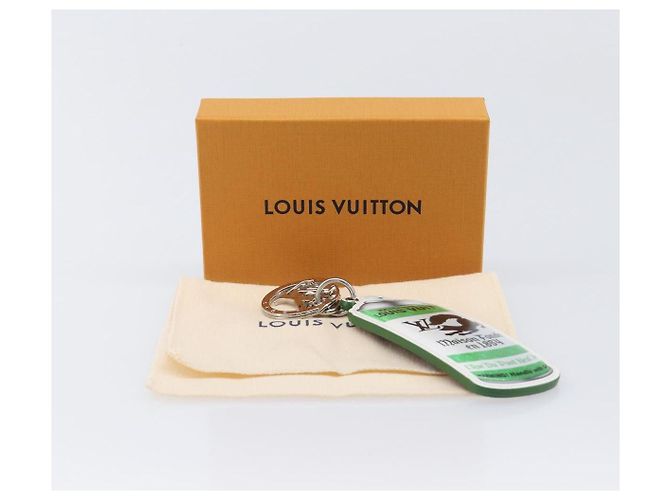 LOUIS VUITTON Monogram Porte Cles LV Painted Charm Leather MP3384 Auth 207273M Grün Monogramm - Ansicht 12