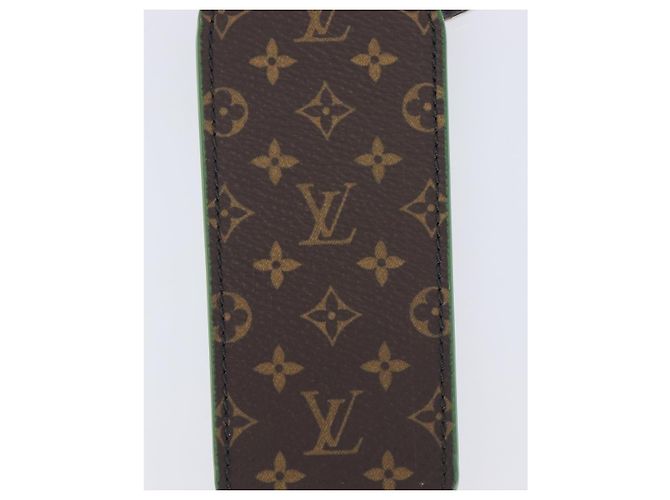 LOUIS VUITTON Monogram Porte Cles LV Painted Charm Leather MP3384 Auth 207273M Grün Monogramm - Ansicht 17