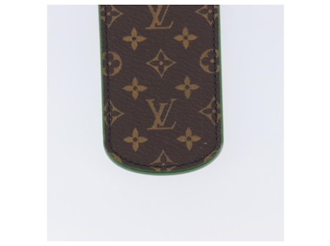 LOUIS VUITTON Monogram Porte Cles LV Painted Charm Leather MP3384 Auth 207273M Grün Monogramm - Ansicht 18