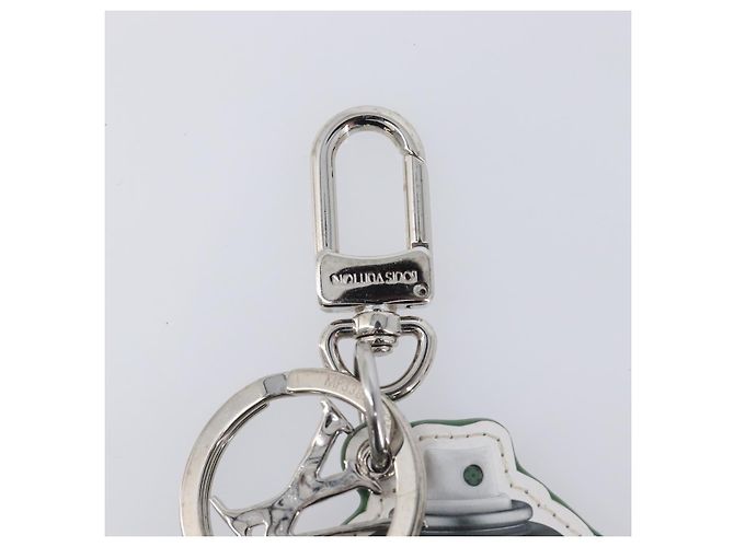 LOUIS VUITTON Monogram Porte Cles LV Painted Charm Leather MP3384 Auth 207273M Grün Monogramm - Ansicht 2