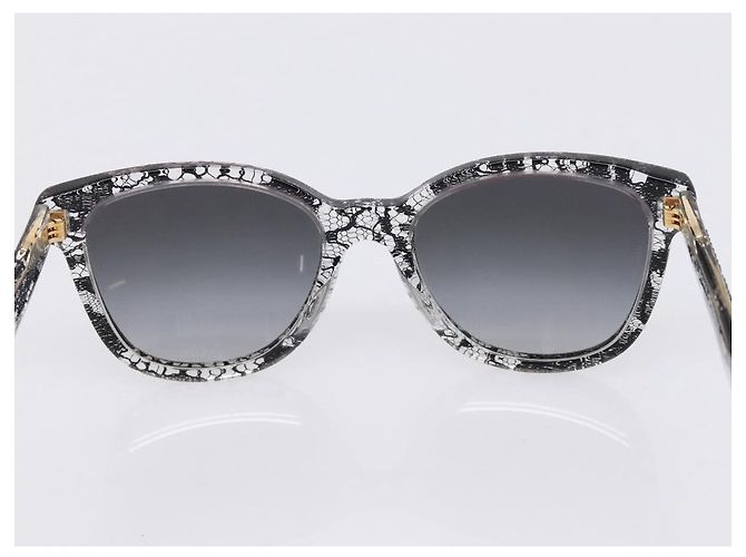 Gafas de sol Dolce & Gabbana Plastic Black Gold Auth BA16381V Negro Dorado - vista 10