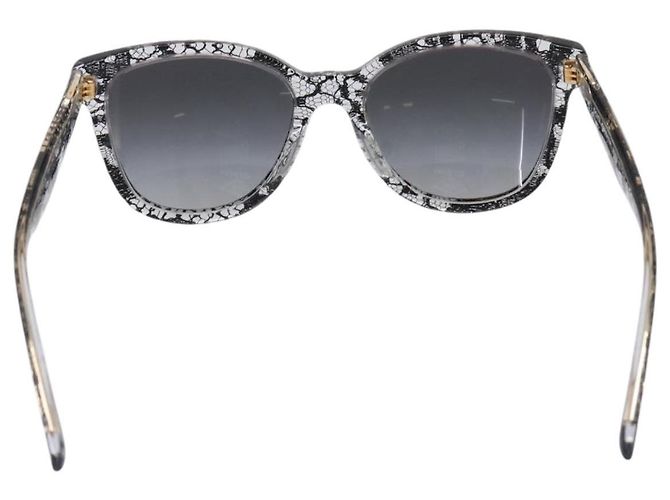 Gafas de sol Dolce & Gabbana Plastic Black Gold Auth BA16381V Negro Dorado - vista 3