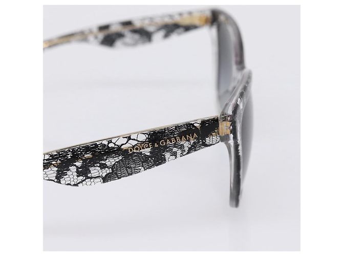 Gafas de sol Dolce & Gabbana Plastic Black Gold Auth BA16381V Negro Dorado - vista 5