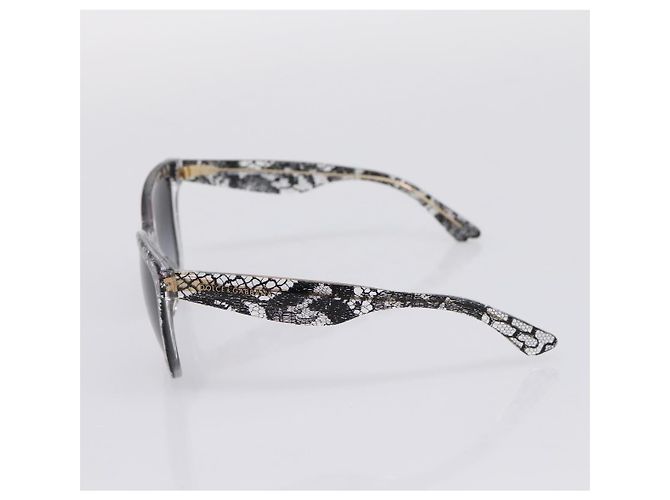 Gafas de sol Dolce & Gabbana Plastic Black Gold Auth BA16381V Negro Dorado - vista 6