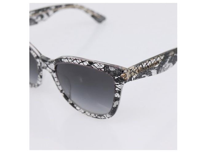 Gafas de sol Dolce & Gabbana Plastic Black Gold Auth BA16381V Negro Dorado - vista 9