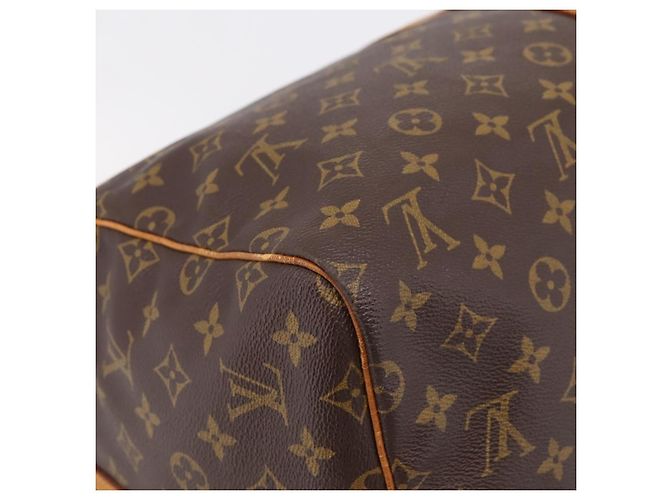 LOUIS VUITTON Monogram Keepall Bandouliere 55 Borsa Boston M41414 LV Auth 201494 Monogramma - vista 16
