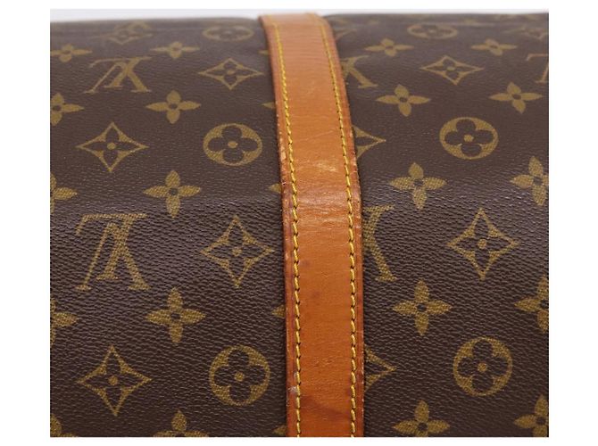 LOUIS VUITTON Monogram Keepall Bandouliere 55 Borsa Boston M41414 LV Auth 201494 Monogramma - vista 17