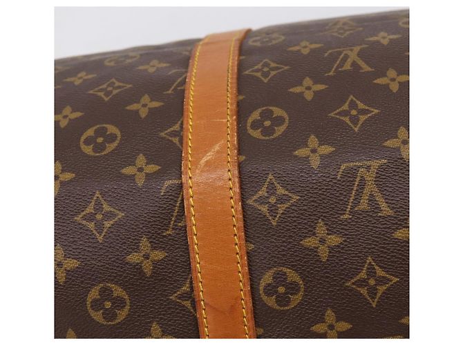 LOUIS VUITTON Monogram Keepall Bandouliere 55 Borsa Boston M41414 LV Auth 201494 Monogramma - vista 18