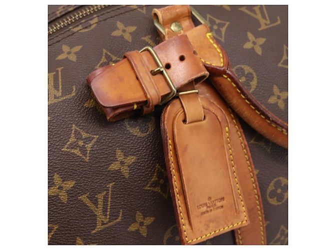 LOUIS VUITTON Monogram Keepall Bandouliere 55 Borsa Boston M41414 LV Auth 201494 Monogramma - vista 19