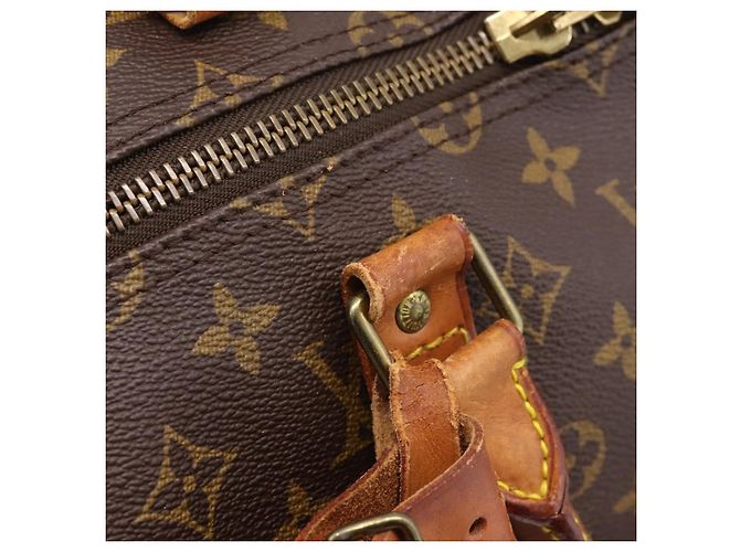 LOUIS VUITTON Monogram Keepall Bandouliere 55 Borsa Boston M41414 LV Auth 201494 Monogramma - vista 20