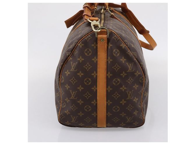 LOUIS VUITTON Monogram Keepall Bandouliere 55 Borsa Boston M41414 LV Auth 201494 Monogramma - vista 5
