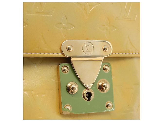 LOUIS VUITTON Monogram Vernis Spring Street Hand Bag Gris M91029 LV Auth ep16388 Grigio - vista 17