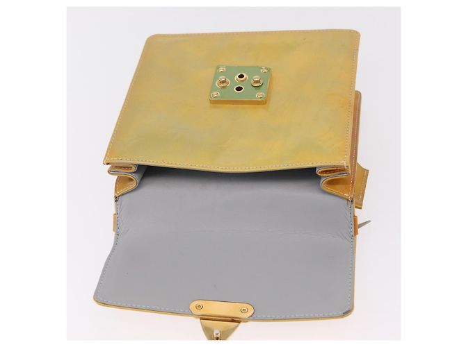 LOUIS VUITTON Monogram Vernis Spring Street Hand Bag Gris M91029 LV Auth ep16388 Grigio - vista 20