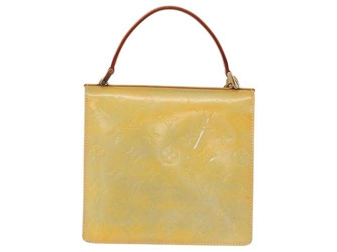 LOUIS VUITTON Monogram Vernis Spring Street Hand Bag Gris M91029 LV Auth ep16388 Grigio - vista 3