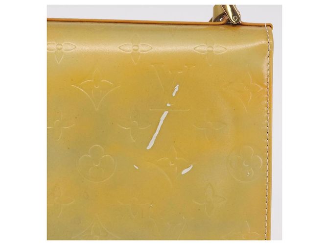 LOUIS VUITTON Monogram Vernis Spring Street Hand Bag Gris M91029 LV Auth ep16388 Grigio - vista 4