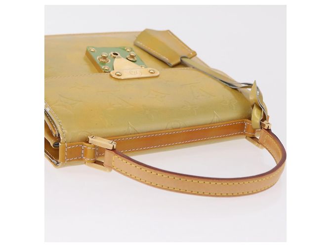 LOUIS VUITTON Monogram Vernis Spring Street Hand Bag Gris M91029 LV Auth ep16388 Grigio - vista 7