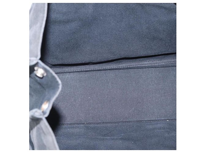 Hermès Borsa a mano HERMES Cotone Nylon Set da 3 Marrone Grigio Auth bs37446 - vista 9
