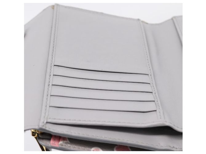 Miu Miu Langbeutel aus Leder Grau Gold Auth yk21007V Braun Golden - Ansicht 18