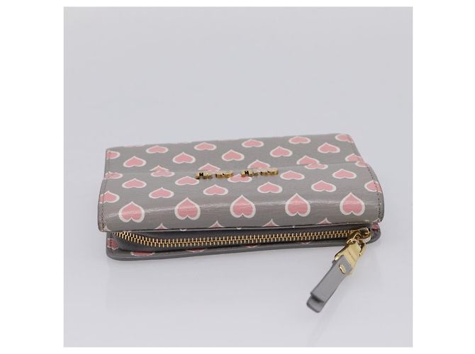Miu Miu Langbeutel aus Leder Grau Gold Auth yk21007V Braun Golden - Ansicht 6