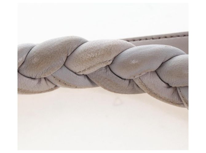 Borsa a mano Miu Miu Matelassé in pelle 2way Grigio Oro Auth 167690M Marrone D'oro - vista 9