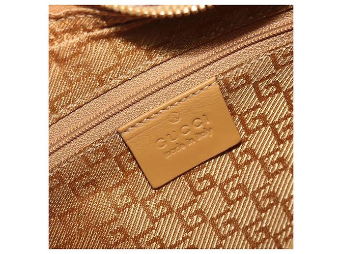 Borsa a tracolla GUCCI Suede Red Gold 001 3812 Auth 208709V - vista 19