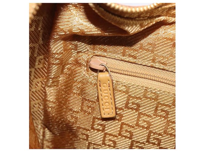 Borsa a tracolla GUCCI Suede Red Gold 001 3812 Auth 208709V - vista 23
