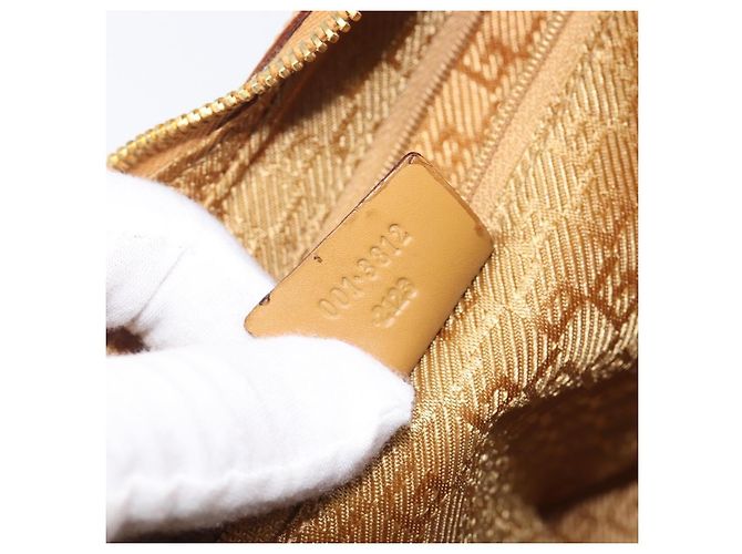 Borsa a tracolla GUCCI Suede Red Gold 001 3812 Auth 208709V - vista 25