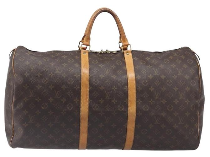LOUIS VUITTON Monogram Keepall 60 Boston Bag M41422 LV Auth 202706 Monograma - vista 2