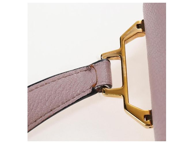 Borsa a mano Miu Miu in pelle rosa e oro autentica 167642 D'oro - vista 11