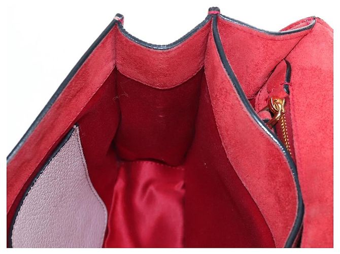 Borsa a mano Miu Miu in pelle rosa e oro autentica 167642 D'oro - vista 22