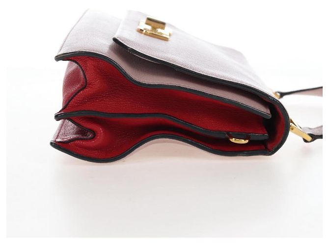 Borsa a mano Miu Miu in pelle rosa e oro autentica 167642 D'oro - vista 5