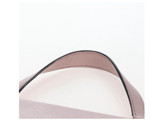 Borsa a mano Miu Miu in pelle rosa e oro autentica 167642 D'oro - vista 9