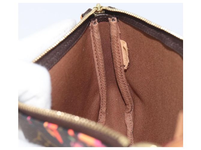 LOUIS VUITTON Monogram Rose Pochette Accessoires Pouch M48615 LV Auth ep16519V Monogramma - vista 19