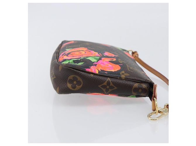 LOUIS VUITTON Monogram Rose Pochette Accessoires Pouch M48615 LV Auth ep16519V Monogramma - vista 3