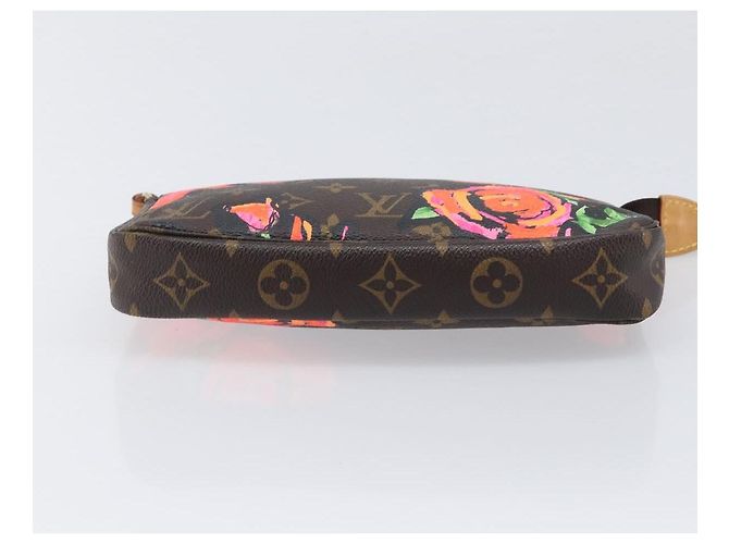 LOUIS VUITTON Monogram Rose Pochette Accessoires Pouch M48615 LV Auth ep16519V Monogramma - vista 5