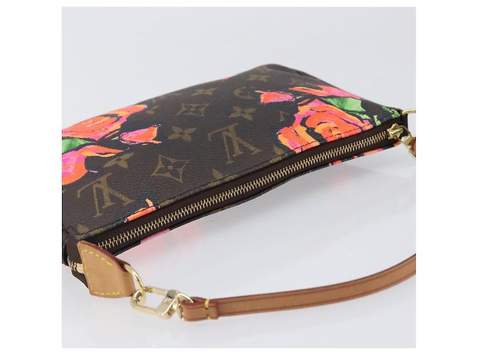 LOUIS VUITTON Monogram Rose Pochette Accessoires Pouch M48615 LV Auth ep16519V Monogramma - vista 6