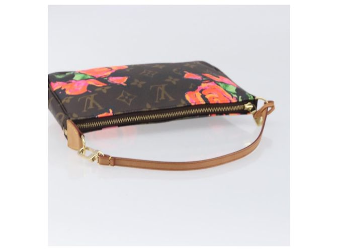 LOUIS VUITTON Monogram Rose Pochette Accessoires Pouch M48615 LV Auth ep16519V Monogramma - vista 7