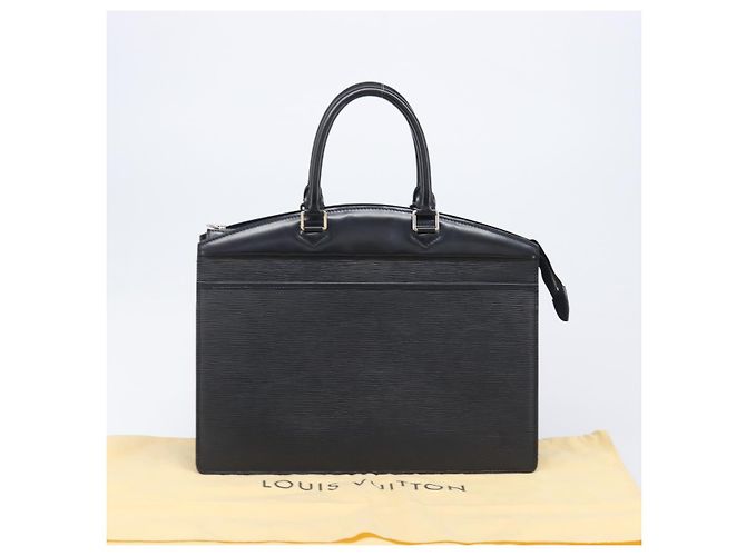 Borsa a mano LOUIS VUITTON Epi Riviera Nero M48182 LV Auth 208850V - vista 12